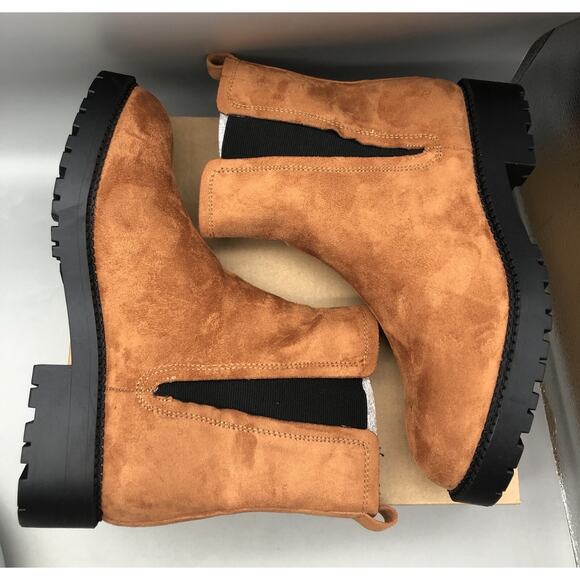 ZBY LPCBDEE Womens Classic Chelsea Boots Fashion Elastic Bands Slip On 8 M9J175 - Picture 3 of 13